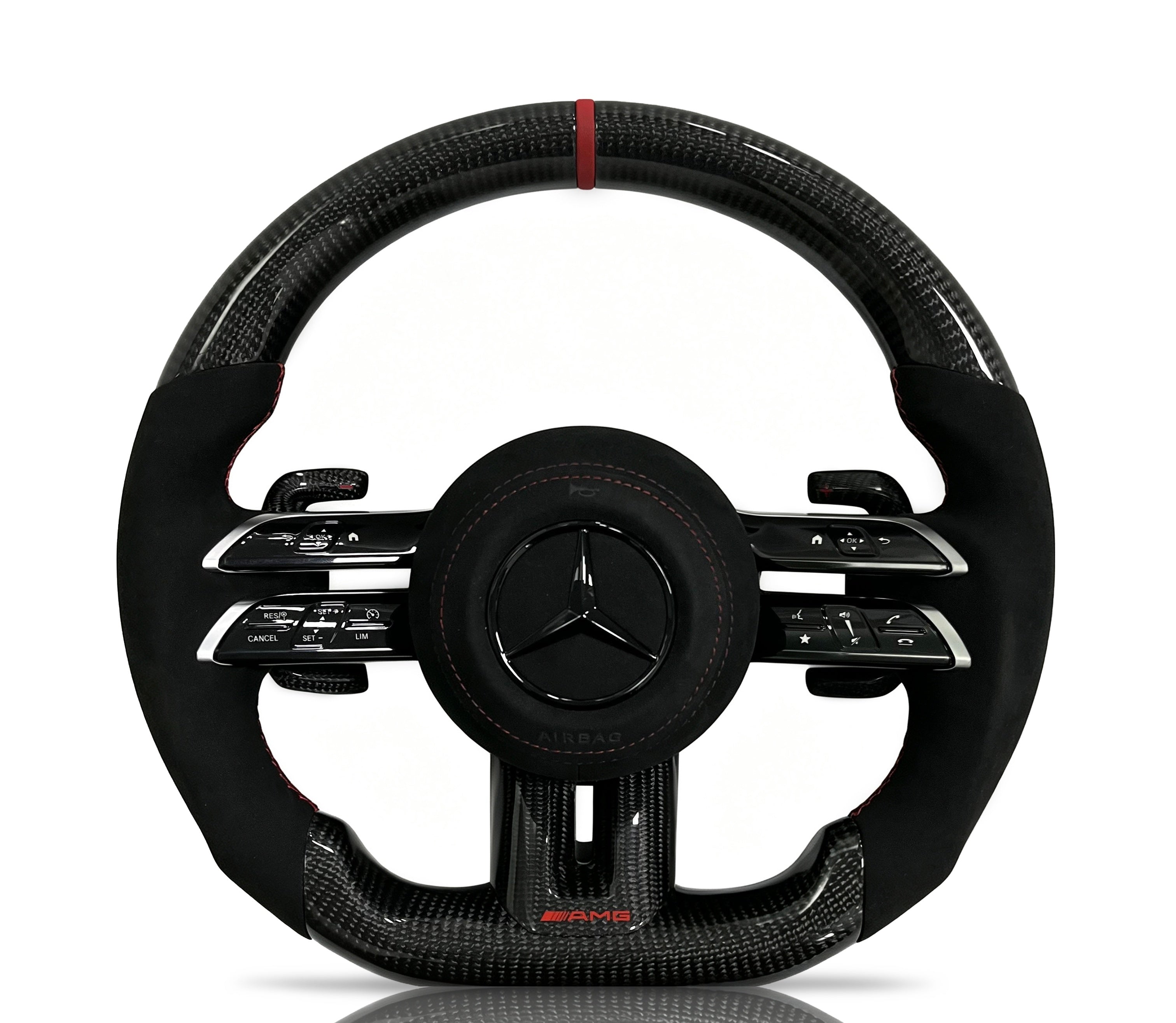 Vero Motorsport Mercedes-Benz Carbon Fibre & Alcantara Steering Wheel (Design 27)