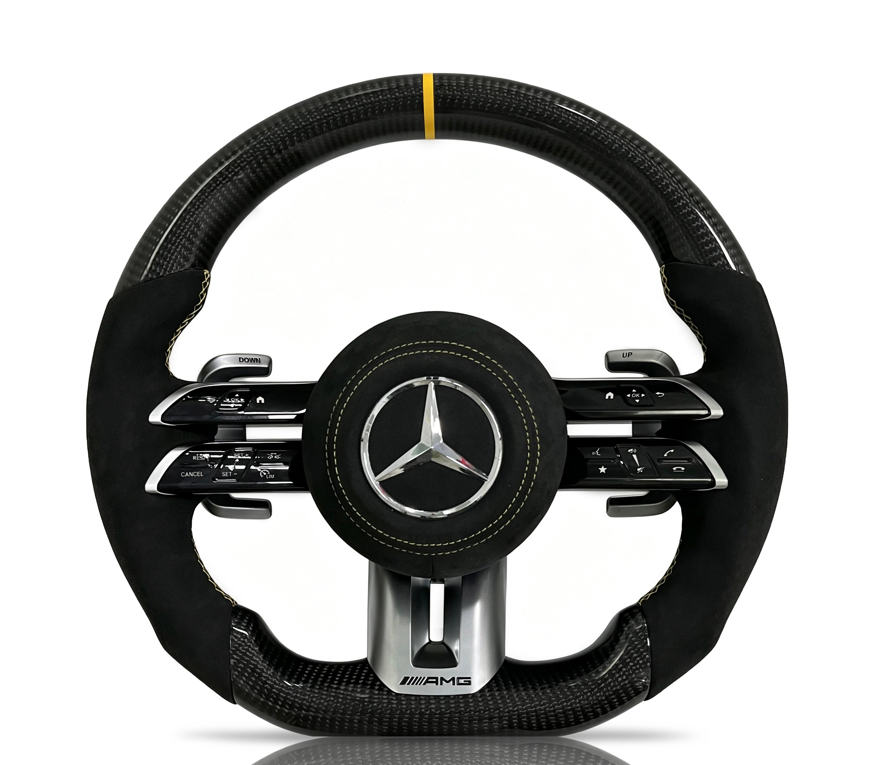 Vero Motorsport Mercedes-Benz Carbon Fibre & Alcantara Steering Wheel (Design 28)