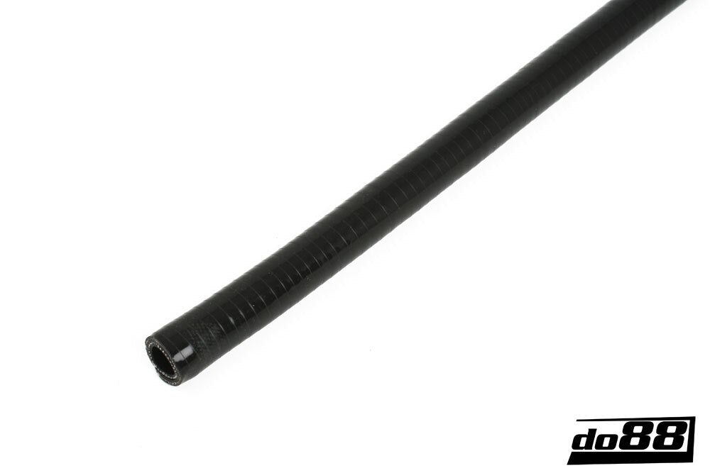 do88 Silicone Hose Black Flexible smooth 0,625'' (16mm) - SFS16