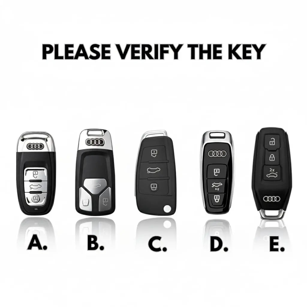 Audi Key Cover - Alcantara (Suede)