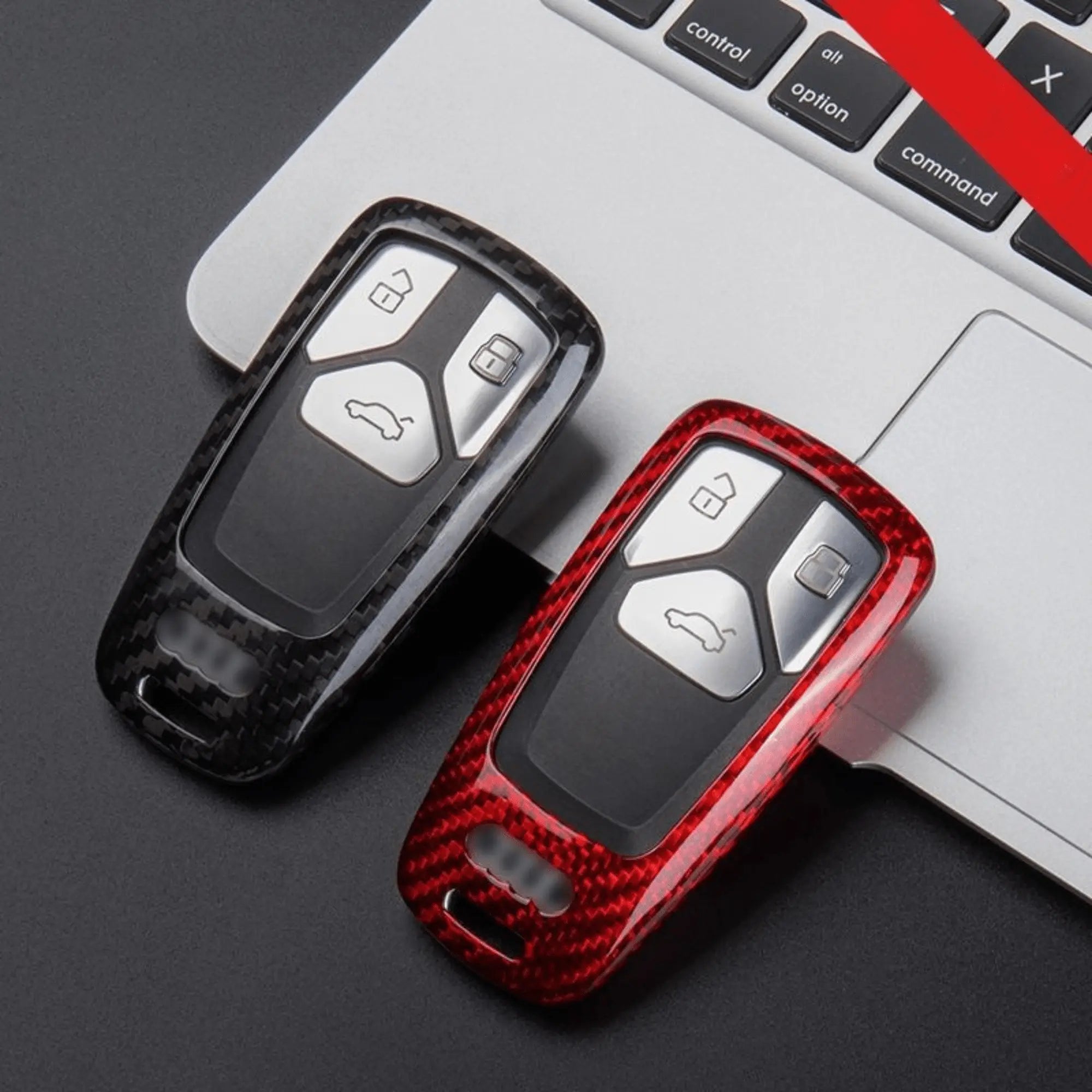 Audi Key Cover - Carbon Fiber