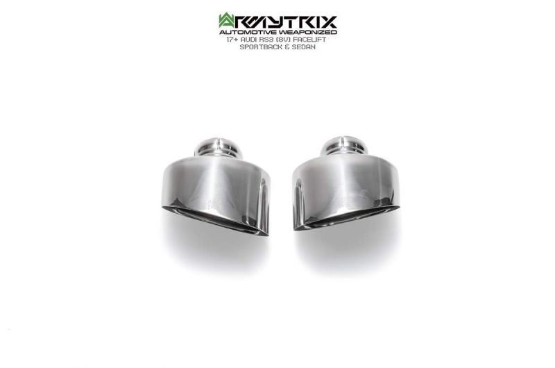Armytrix Stainless Steel Valvetronic Cat Back Exhaust System Audi RS3 8V Sedan 17-20
