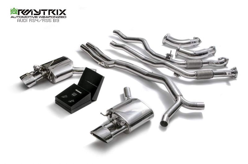 Armytrix Stainless Steel Valvetronic Cat Back Exhaust System (OE Valve Control) Audi RS4/RS5 B9 Sportback/Wagon AWD 17-19
