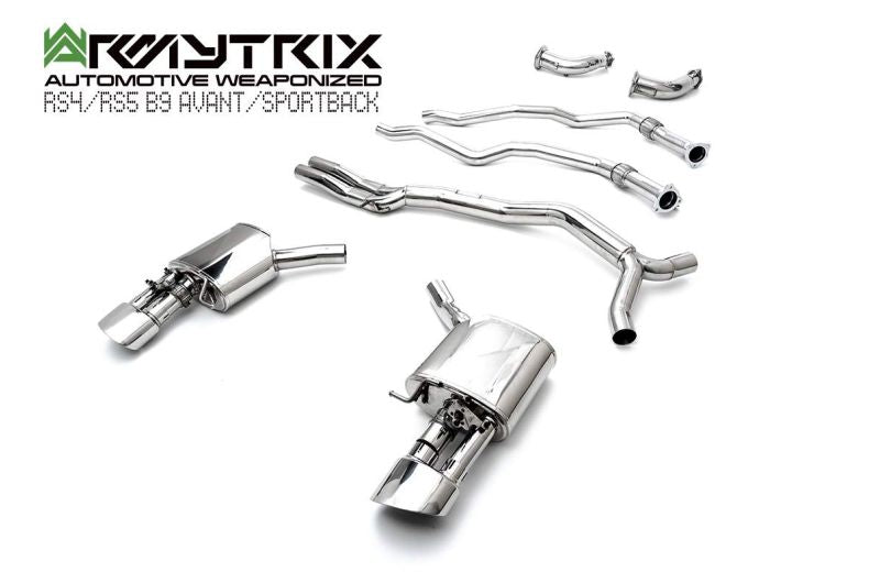 Armytrix Stainless Steel Valvetronic Cat Back Exhaust System (OE Valve Control) Audi RS4/RS5 B9 Sportback/Wagon AWD 19+
