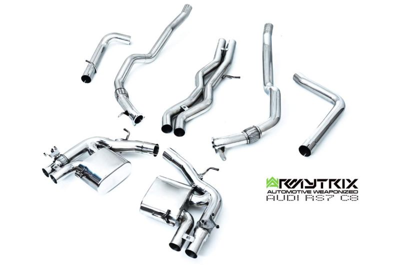 Armytrix Stainless Steel Valvetronic Cat Back Exhaust System Audi RS6/RS7 C8 19+