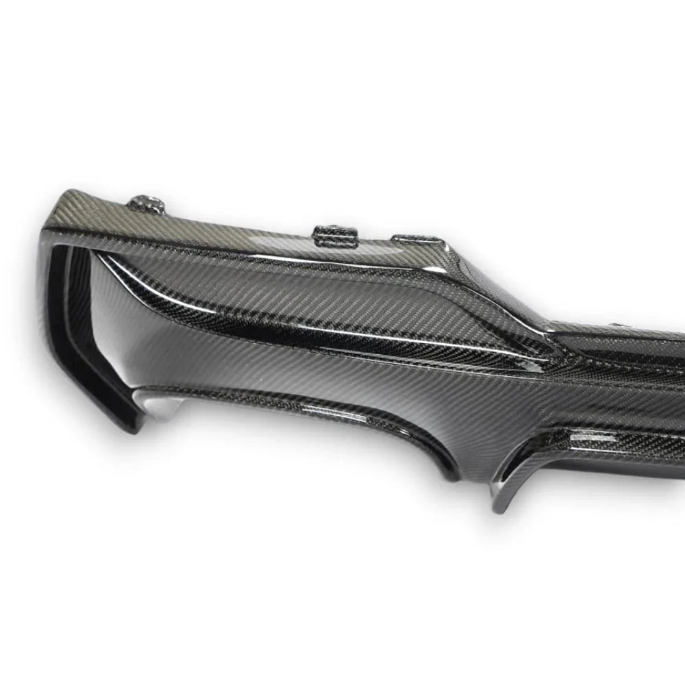BMW 4 Series G22 G23 Carbon Fibre Rear Diffuser With Lamp (20 - 23)