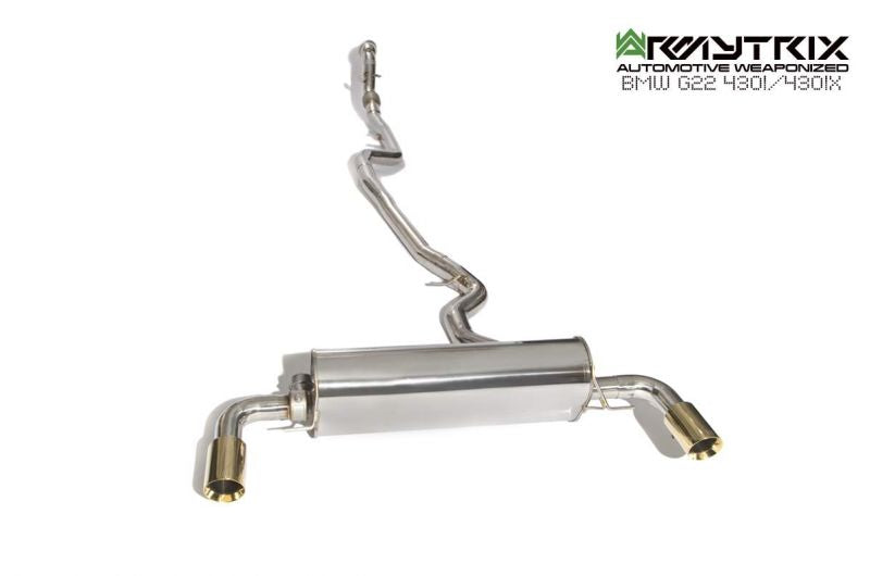 Armytrix Stainless Steel Valvetronic Cat Back Exhaust System BMW 320i/330i G20/G21 19+/BMW 420i/430i G22/G26 19+ inc. xDrive