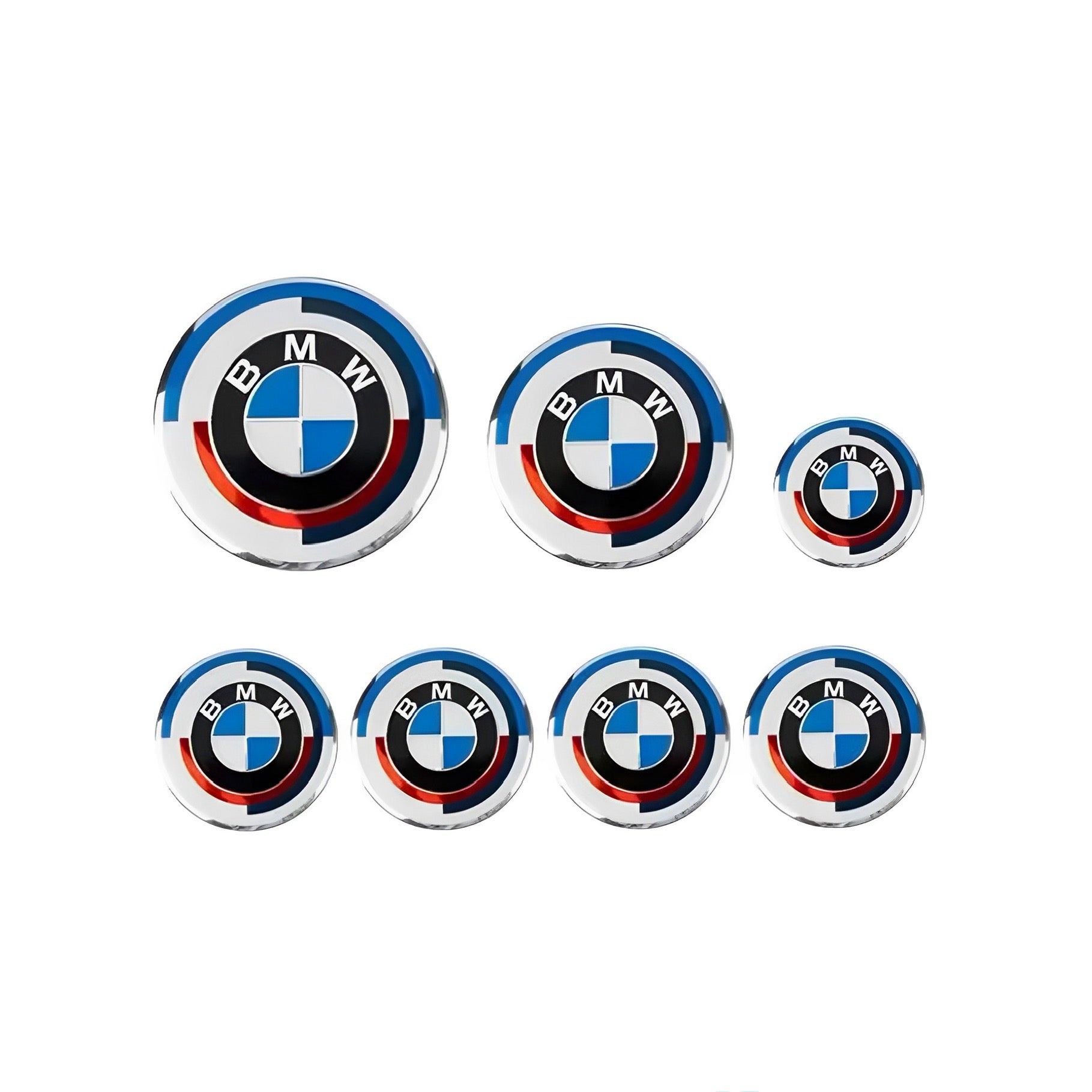 BMW M 50 Year Anniversary Emblem Badges