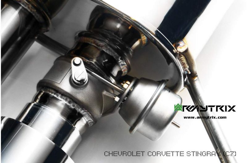 Armytrix Stainless Steel Valvetronic X-Pipe Back Exhaust System Chevrolet Corvette Stingray/Grand Sport/Z06 C7 14-19