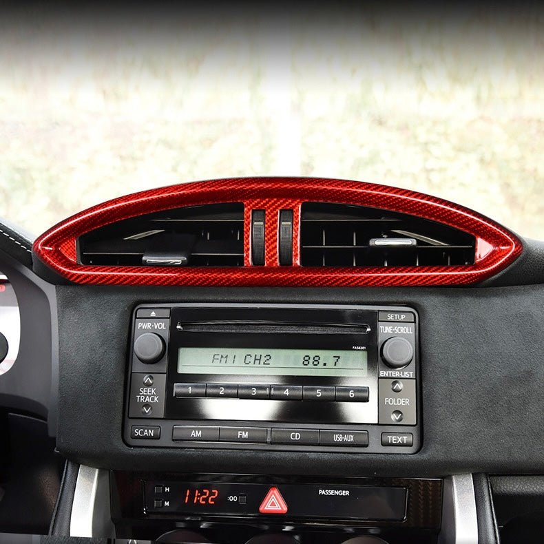 Dry Carbon Fibre Centre Air Vent Cover (12 - 20) Toyota 86 ZN6 Subaru BRZ