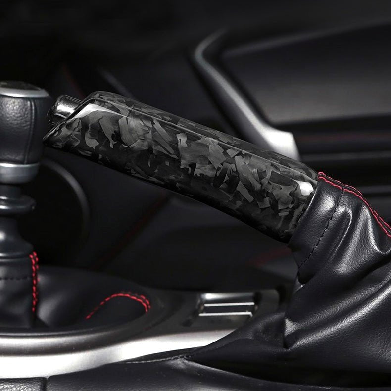 Dry Carbon Fibre Handbrake Cover for Toyota 86 ZN6 Subaru BRZ