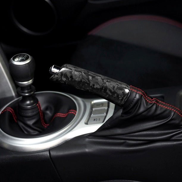 Dry Carbon Fibre Handbrake Cover for Toyota 86 ZN6 Subaru BRZ