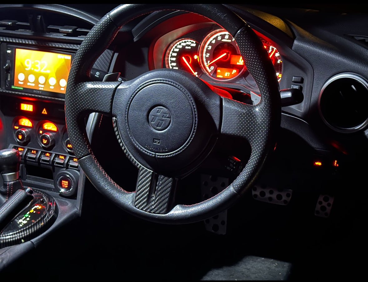 Dry Carbon Fibre Steering Wheel Bottom for (12 - 16) Toyota 86 ZN6