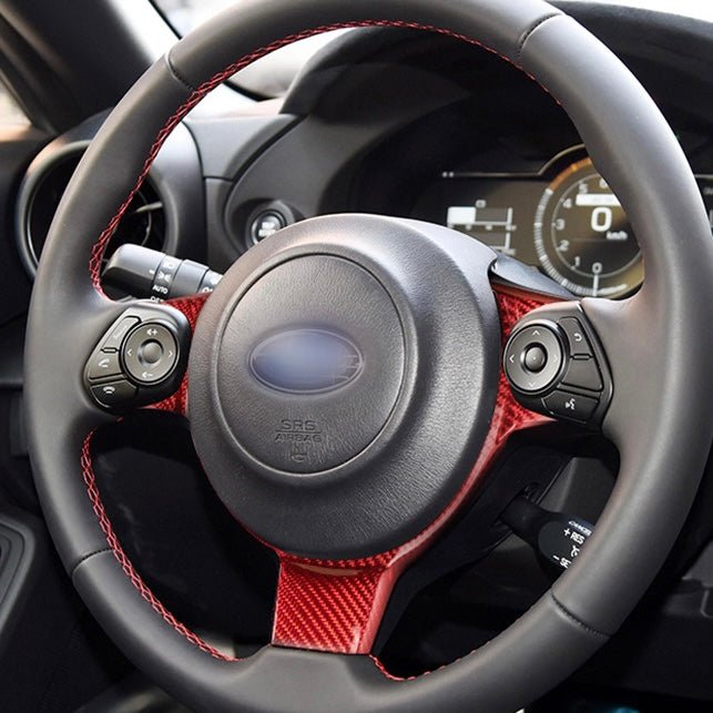 Dry Carbon Fibre Steering Wheel Cover for (17 - 21) Toyota 86 ZN6