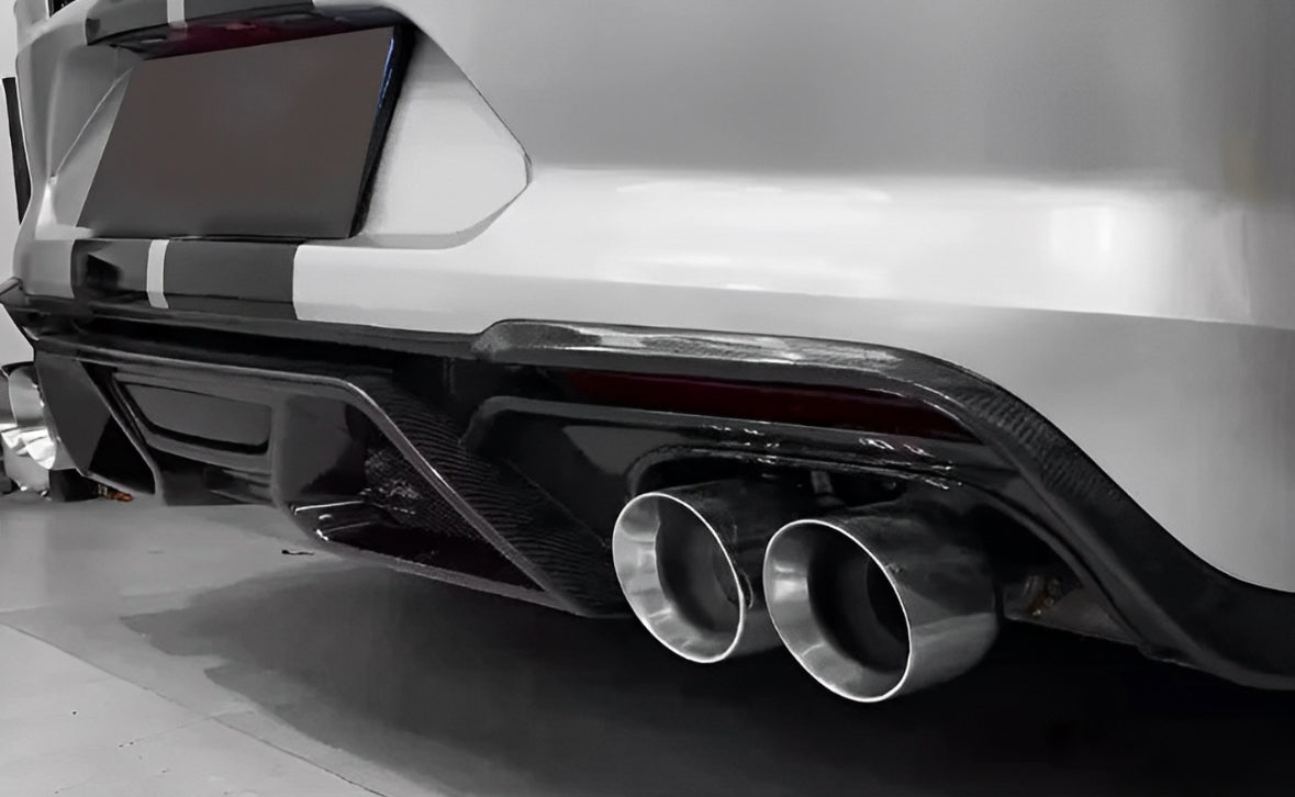 Ford Mustang GT500 Style (18 - 20) Carbon Fibre Rear Diffuser
