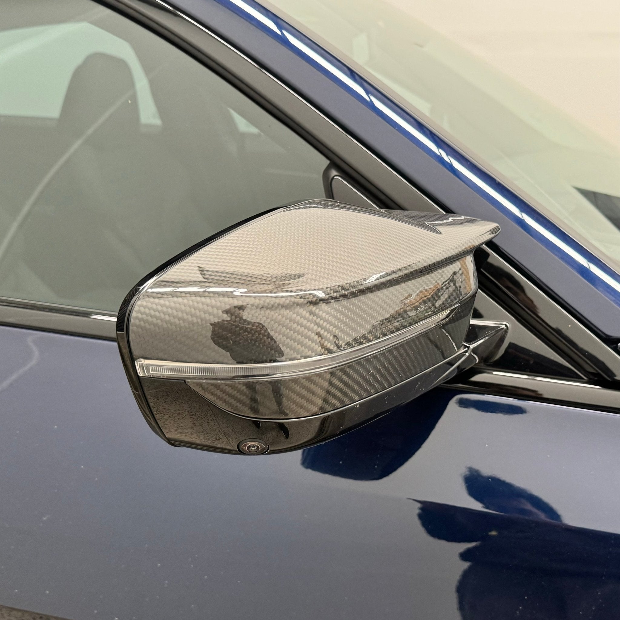 G80 Style Carbon Fibre Mirror Caps for BMW 5/8 Series G30 G31 G14 G15 G16