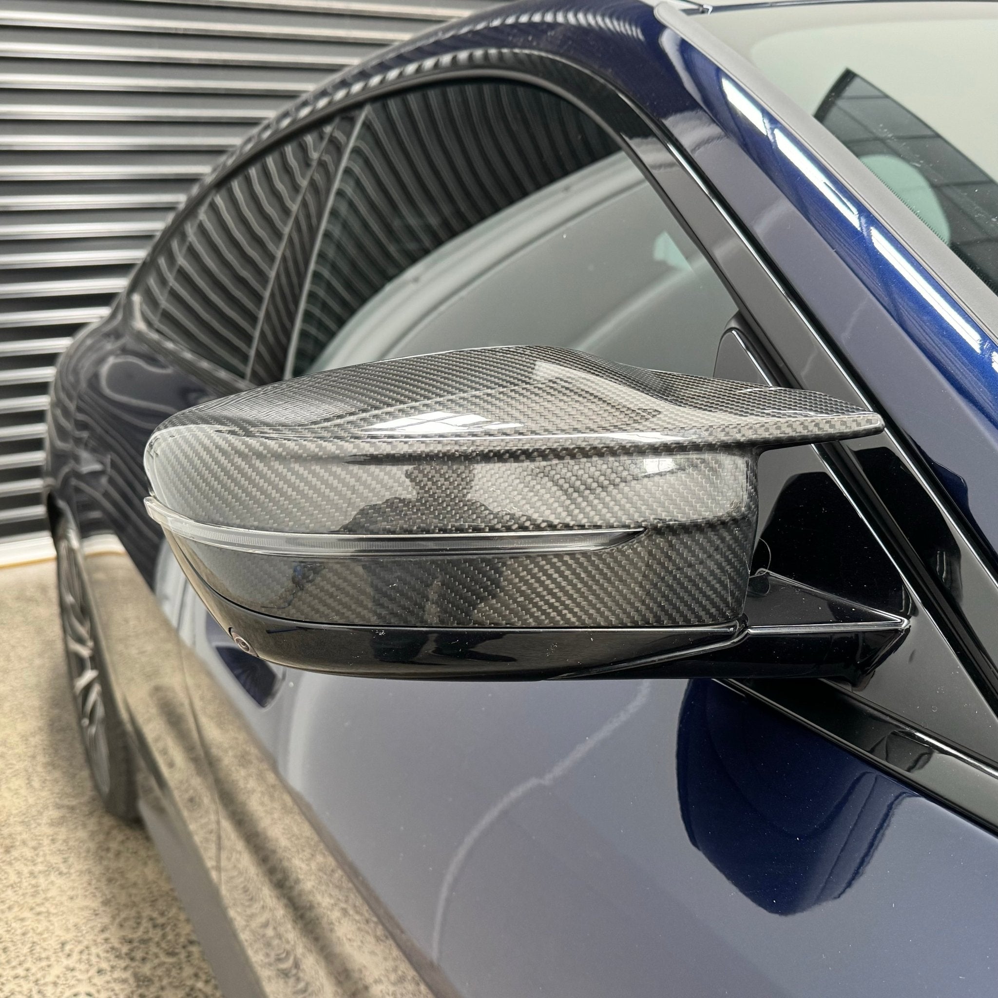 G80 Style Carbon Fibre Mirror Caps for BMW 5/8 Series G30 G31 G14 G15 G16