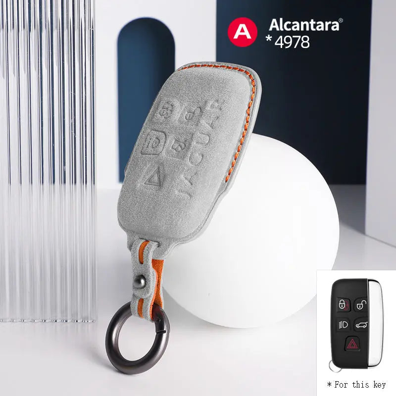 Jaguar Key Cover - Alcantara - Type A