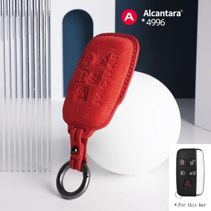 Jaguar Key Cover - Alcantara - Type A