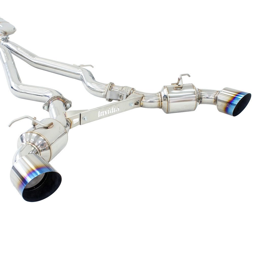 Invidia Dual N1 Cat - Back Exhaust w/Ti Straight Cut Tips - Toyota Supra A90 19+ - Nine Motorsport