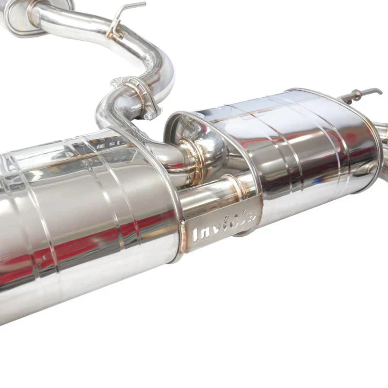 Invidia R400 Valved Turbo Back Exhaust w/Oval Ti Tips - VW Golf R Mk7 - Nine Motorsport