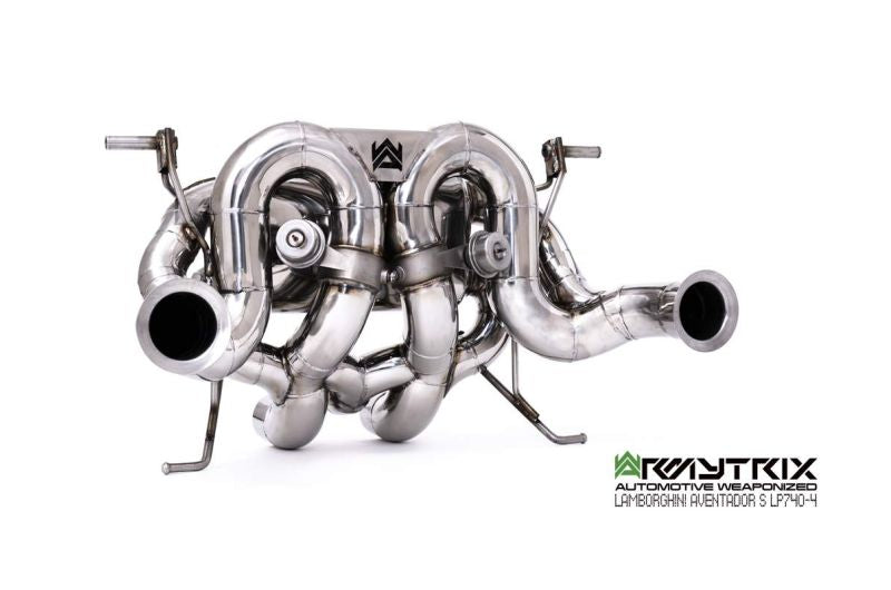 Armytrix Stainless Steel Valvetronic Cat Back Exhaust System Lamborghini Aventador S LP740-4 16+