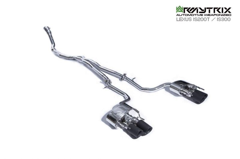 Armytrix Stainless Steel Valvetronic Cat Back Exhaust System Lexus IS200t/IS300 8AR-FTS 15-20