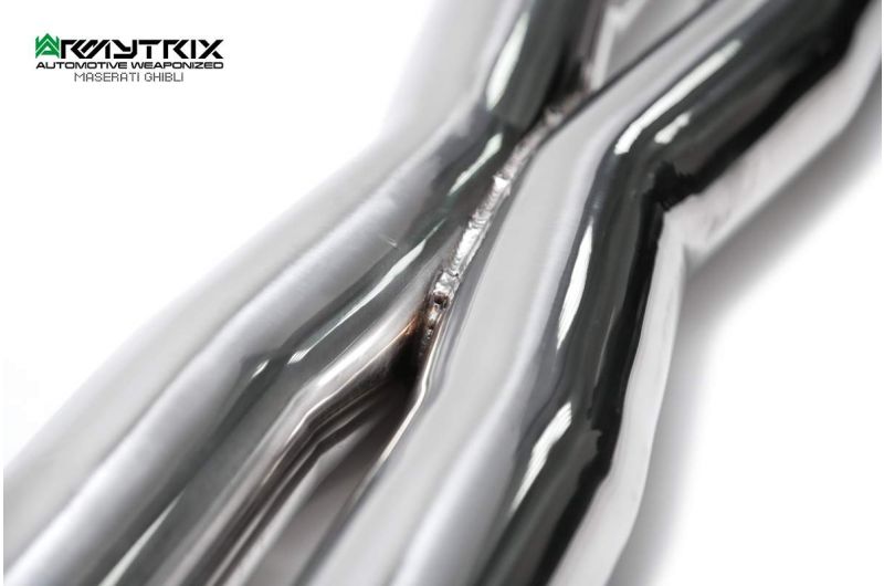 Armytrix Stainless Steel Valvetronic Cat Back Exhaust System Maserati Ghibli/Ghibli S M157 13-18