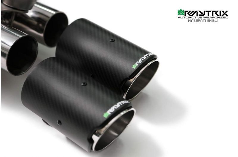 Armytrix Stainless Steel Valvetronic Cat Back Exhaust System Maserati Ghibli/Ghibli S M157 13-18