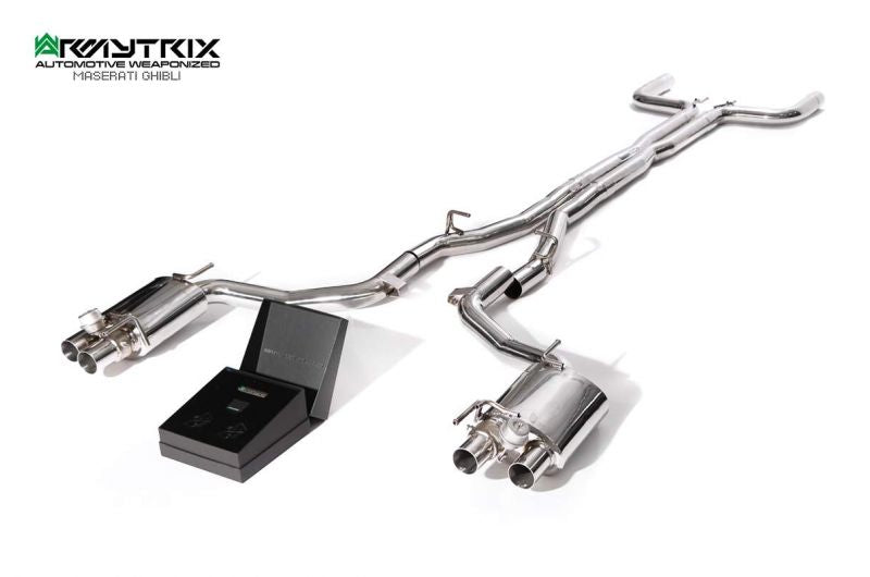 Armytrix Stainless Steel Valvetronic Cat Back Exhaust System Maserati Ghibli/Ghibli S M157 13-18