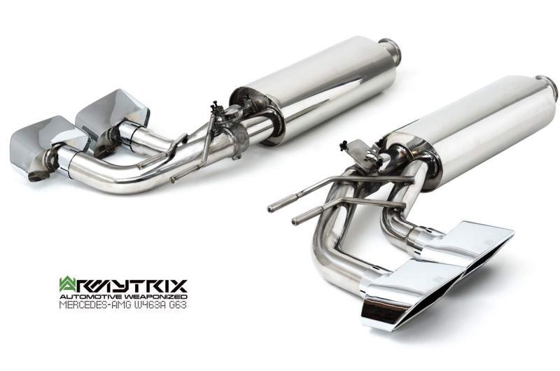 Armytrix Stainless Steel Valvetronic Cat Back Exhaust System Mercedes G63 AMG W463A
