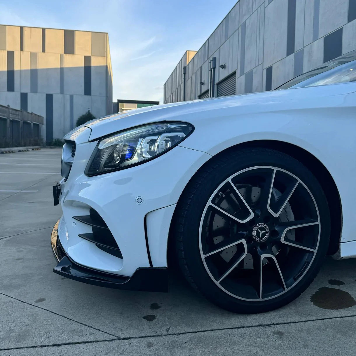 Mercedes Benz C Class Front Lip (19 - 21)