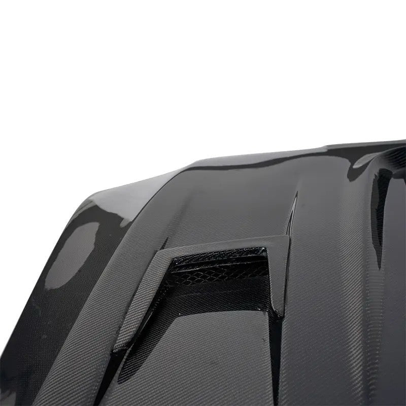 Mercedes Benz C CLASS Transparent Style Carbon Fibre Hood