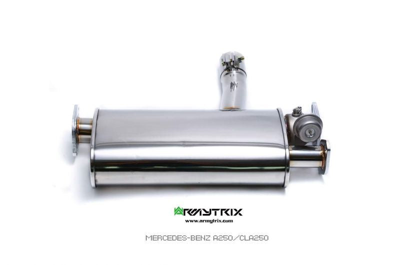 Armytrix Stainless Steel Valvetronic Cat Back Exhaust System Mercedes CLA250 C117/X117 16-19 (4Matic Only)