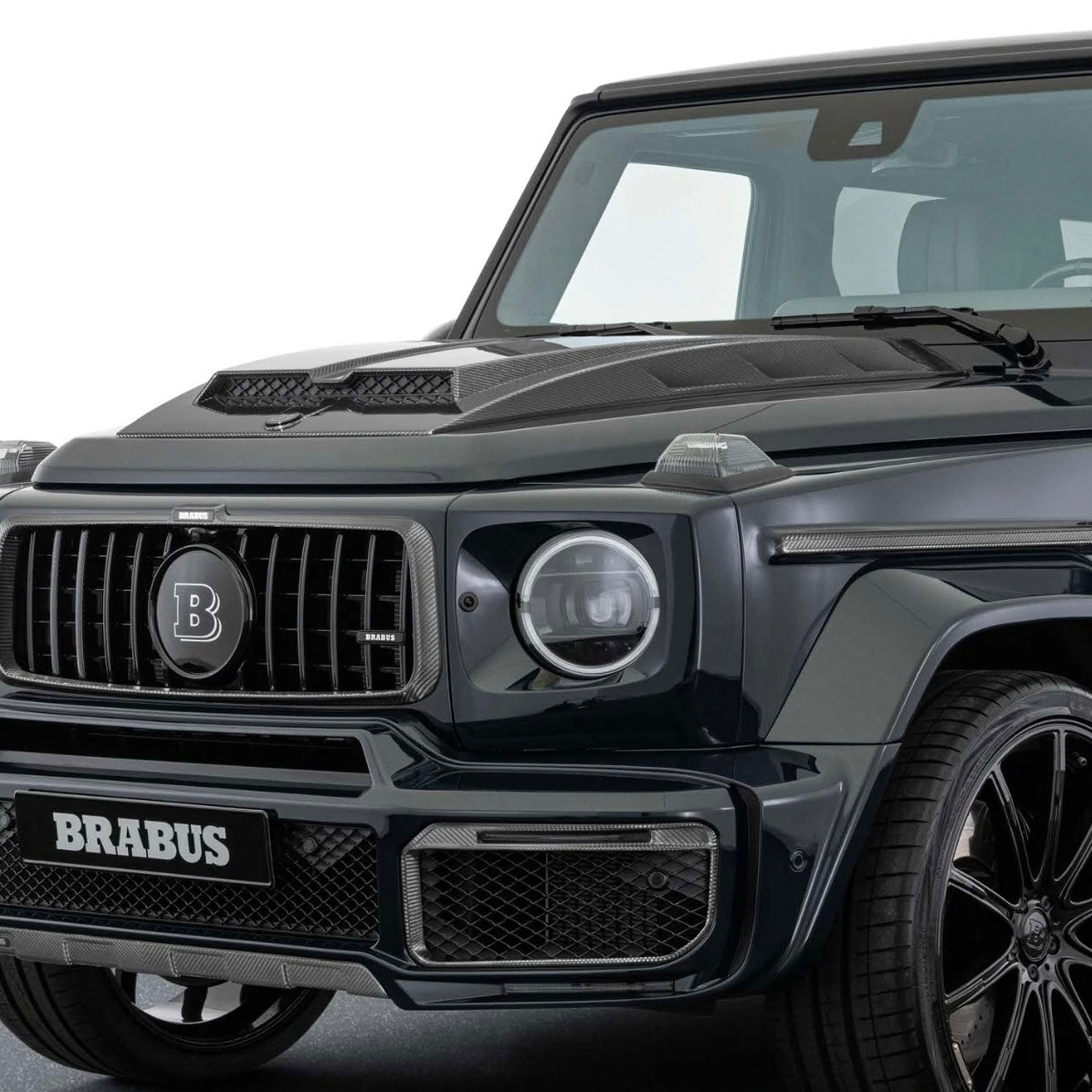 Mercedes Benz G Class W464 Brabus Style Carbon Fibre Hood (19 - 24)
