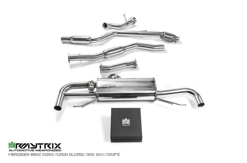 Armytrix Stainless Steel Valvetronic Cat Back Exhaust System Mercedes GLC250/GLC300 X253/C253 19+