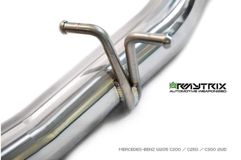 Armytrix Stainless Steel Valvetronic Cat Back Exhaust System Mercedes C180/C200/C250/C300 W205 Facelift 18+