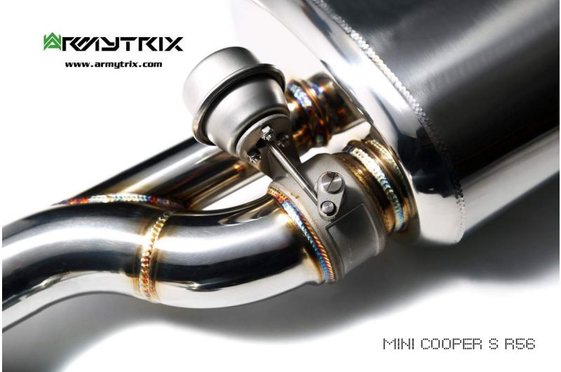 Armytrix Stainless Steel Valvetronic Cat Back Exhaust System Mini Cooper S R56/R57/R58/R59 07-13