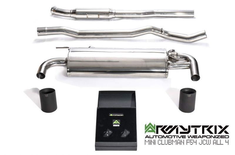 Armytrix Stainless Steel Valvetronic Cat Back Exhaust System Mini Cooper JCW ALL 4 F54 19+ (OPF Only)