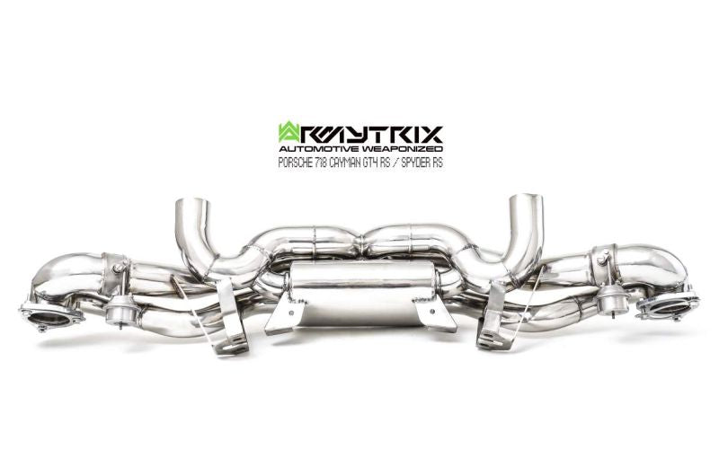 Armytrix Stainless Steel Valvetronic Cat Back Exhaust System Porsche 718 Sypder RS/Cayman GT4 RS 718 22+ (OPF)