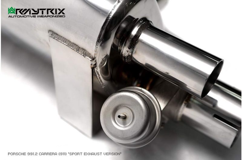 Armytrix Stainless Steel Valvetronic Cat Back Exhaust System (Suits Sports Exhaust Version Only) Porsche 911 Carrera/Carrera4/Carrera S/Carrera4S/Carrera GTS 991.2 16-19