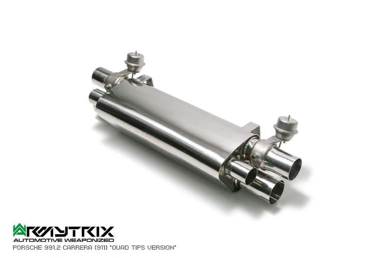 Armytrix Stainless Steel Valvetronic Cat Back Exhaust System (Suits Quad Tip Only) Porsche 911 Carrera/Carrera4/Carrera S/Carrera4S/Carrera GTS 991.2 16-19