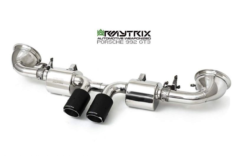 Armytrix Stainless Steel Valvetronic Cat Back Exhaust System Porsche 911 GT3 992 21+