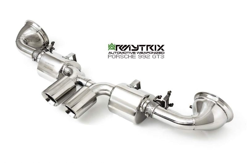 Armytrix Stainless Steel Valvetronic Cat Back Exhaust System Porsche 911 GT3 992 21+