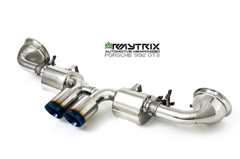 Armytrix Stainless Steel Valvetronic Cat Back Exhaust System Porsche 911 GT3 992 21+