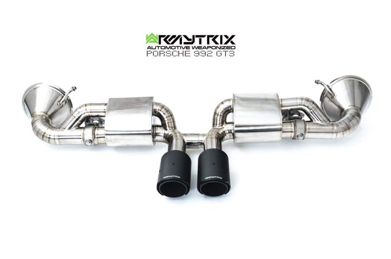 Armytrix Stainless Steel Valvetronic Cat Back Exhaust System Porsche 911 GT3 992 21+