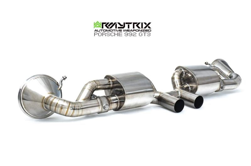 Armytrix Stainless Steel Valvetronic Cat Back Exhaust System Porsche 911 GT3 992 21+