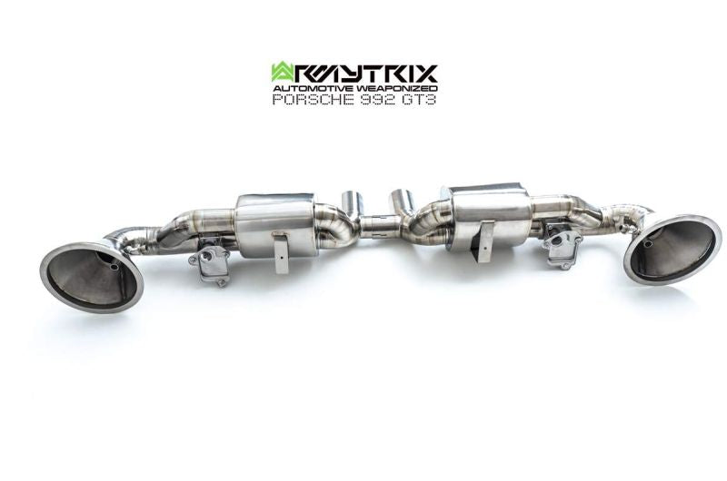 Armytrix Stainless Steel Valvetronic Cat Back Exhaust System Porsche 911 GT3 992 21+
