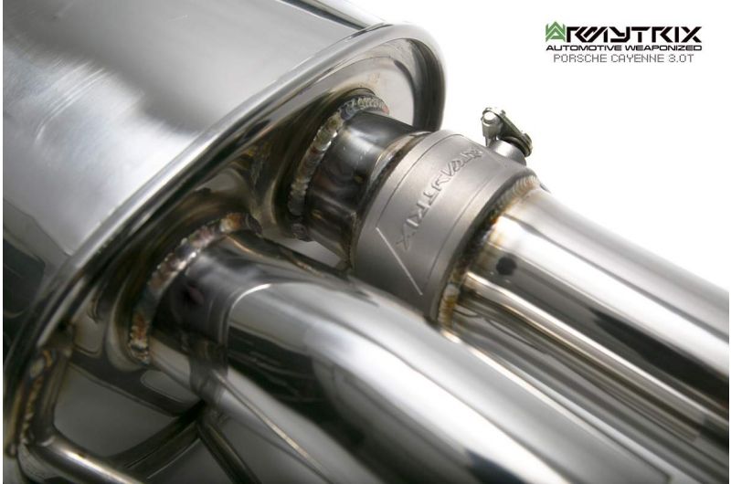 Armytrix Stainless Steel Valvetronic Cat Back Exhaust System Porsche Cayenne E3 3.0T 18+