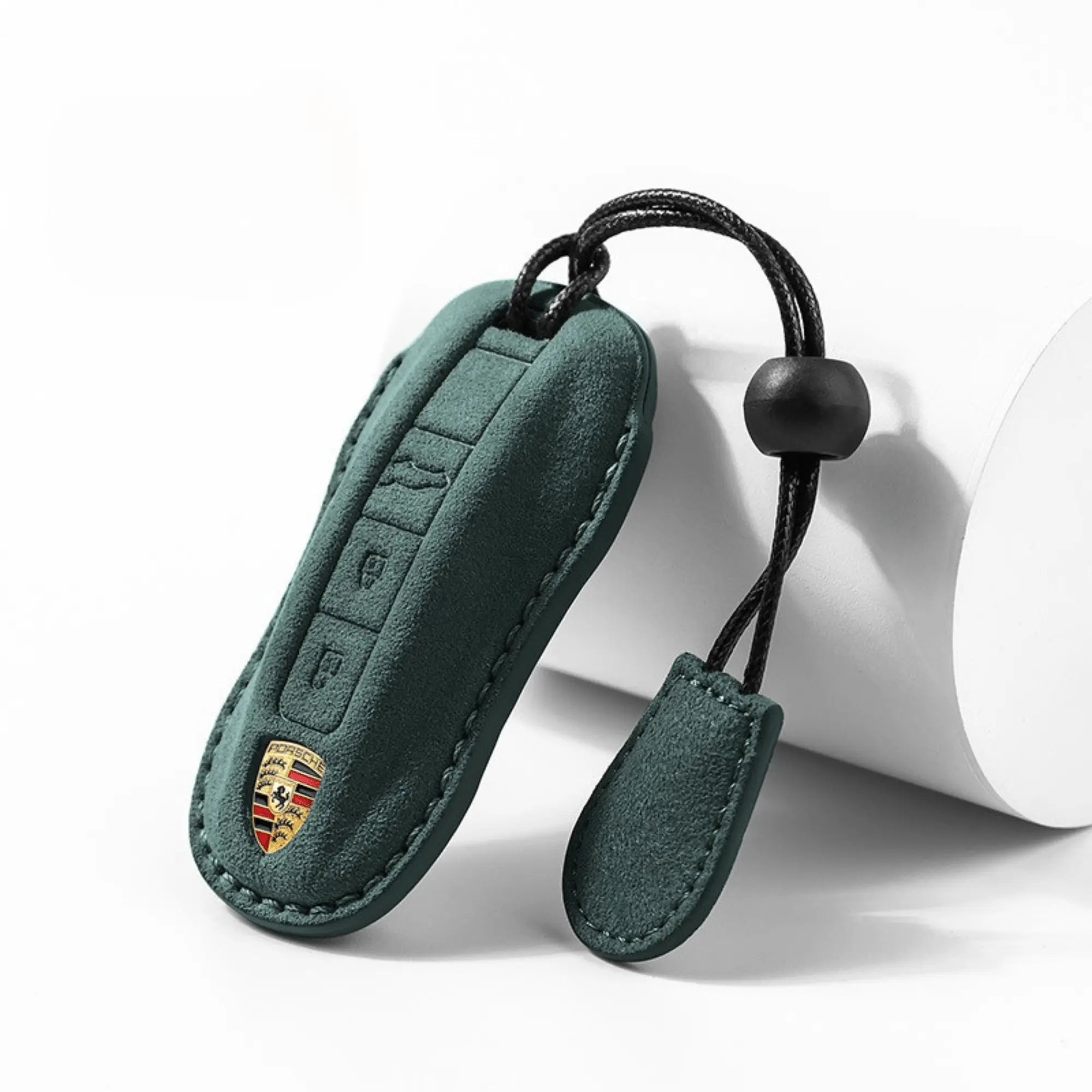Porsche Key Cover - Alcantara - Green